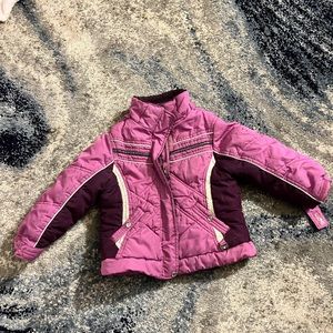 Girls protection system winter ski jacket size 4